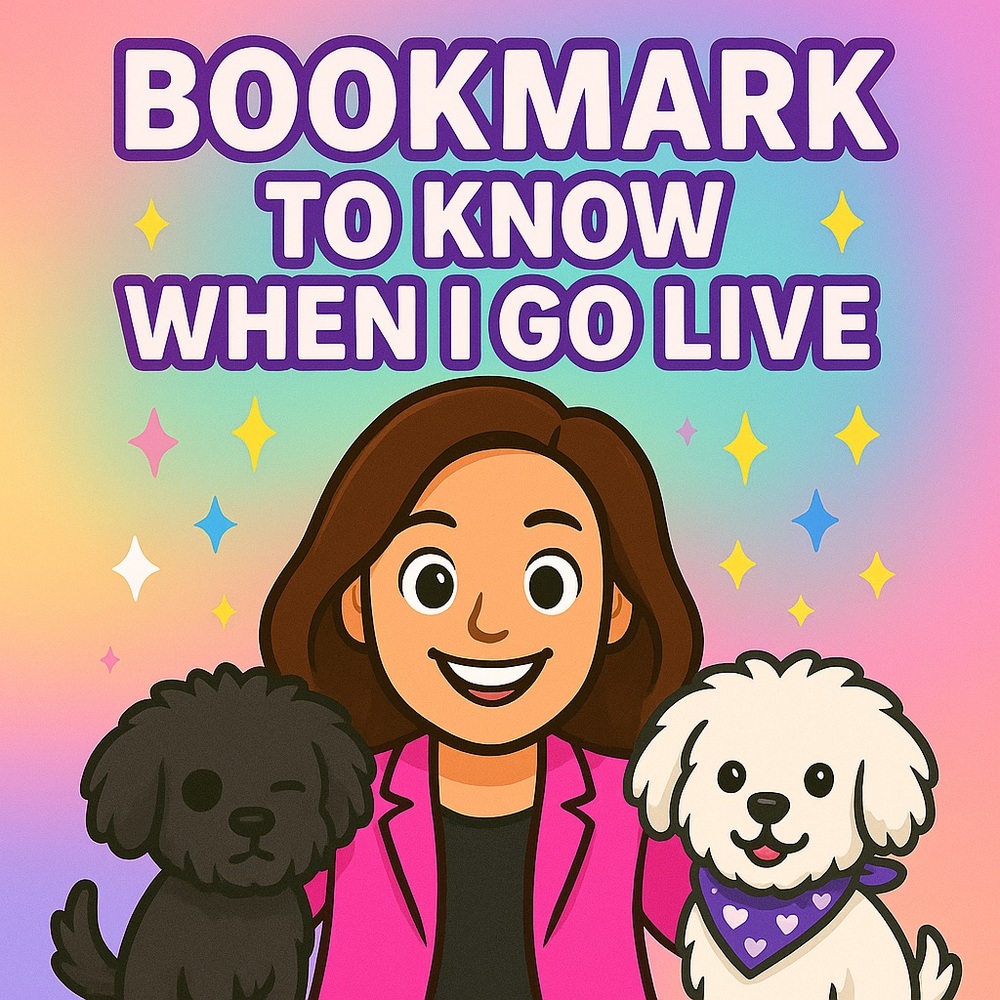 Bookmark to know when I go live!